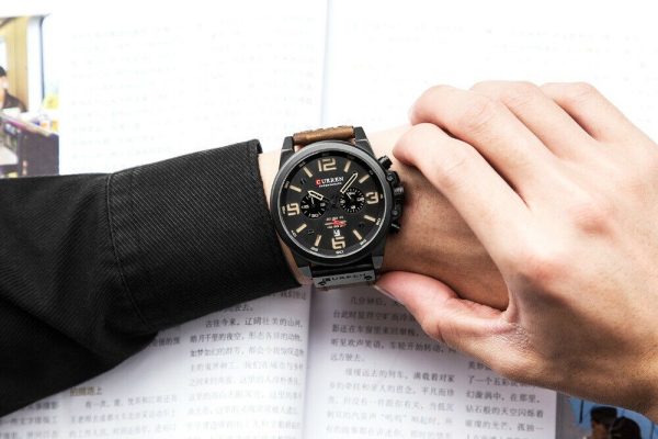 CURREN Men Watch Top Brand Men Military Sport Wristwatch Leather Quartz Watches - Image 12