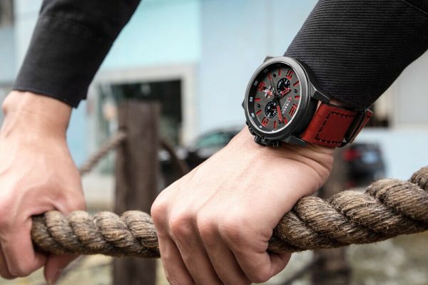 CURREN Men Watch Top Brand Men Military Sport Wristwatch Leather Quartz Watches - Image 4