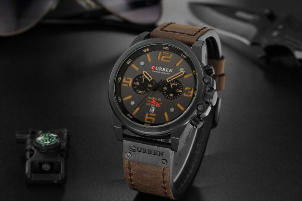 CURREN Men Watch Top Brand Men Military Sport Wristwatch Leather Quartz Watches - Image 6