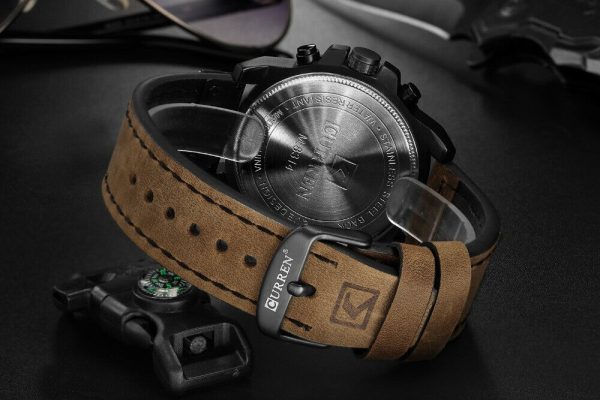CURREN Men Watch Top Brand Men Military Sport Wristwatch Leather Quartz Watches - Image 8