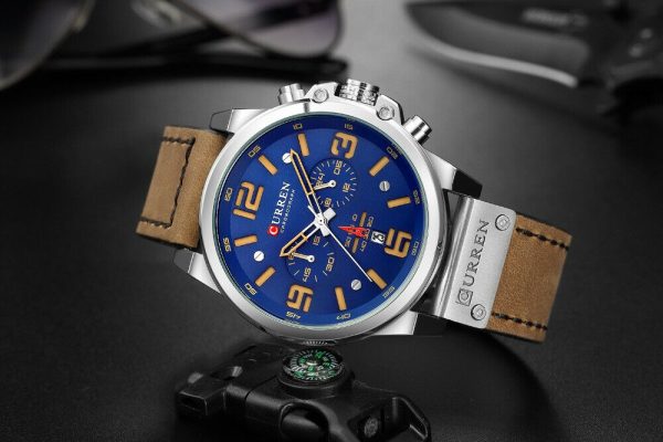 CURREN Men Watch Top Brand Men Military Sport Wristwatch Leather Quartz Watches - Image 9